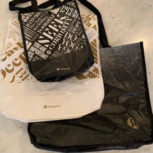 Lululemon and Athleta bags